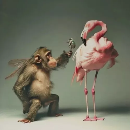 Want to be friends 80x80 cm