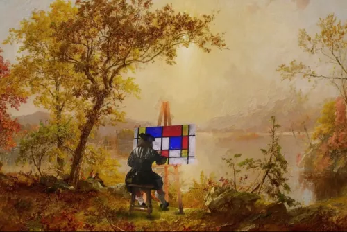 MondiLab Cubist Landscape  120x180 cm  (106103)