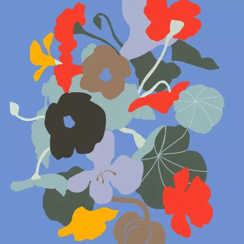 MondiLab Floral Symphony  120x120 cm (106107)