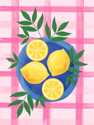 MondiLab Fresh lemon  80x120 cm (106144)