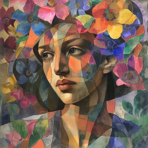 Cubistica  80x80 cm