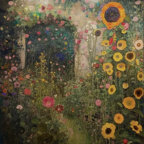 Bursted 80x80 cm
