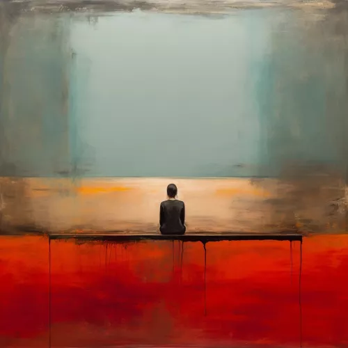 Lookout 120x120 cm