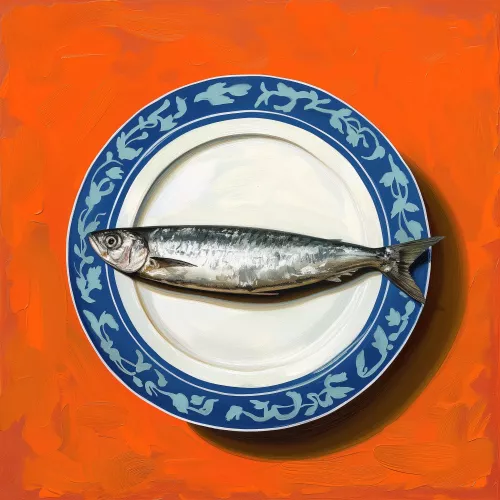Sardine 100x100 cm