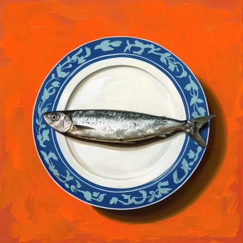 Sardine 120x120 cm