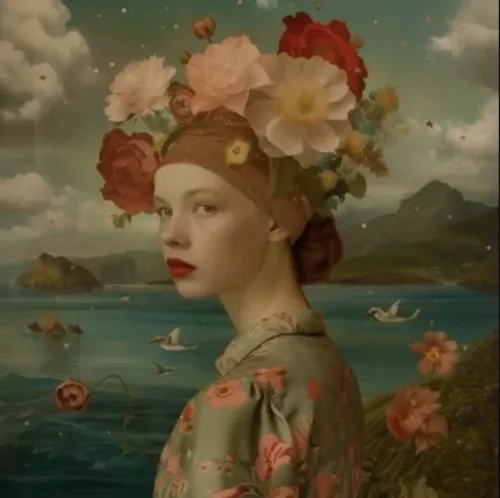 Summer fantasy  80x80 cm