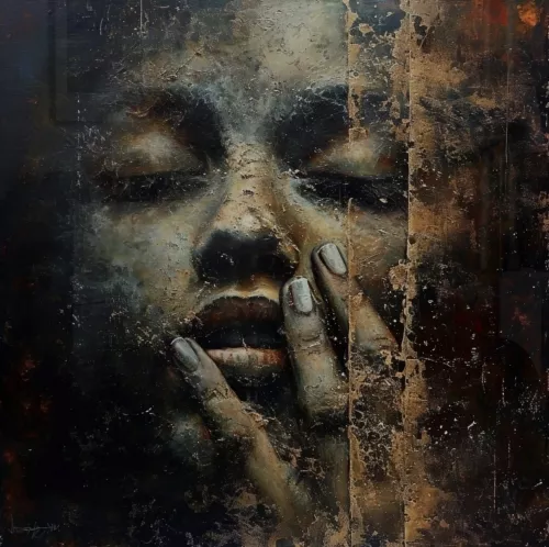 Silence  120x120 cm