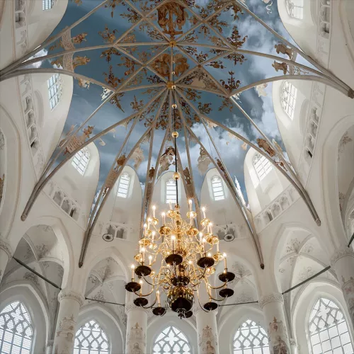 Grote Kerk Harderwijk  100x100 cm