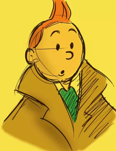 Tintin  120x180 cm