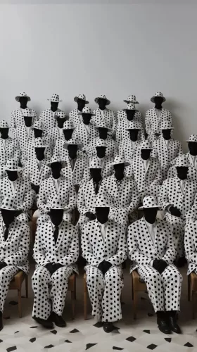 Stand out in the croud 120x180 cm