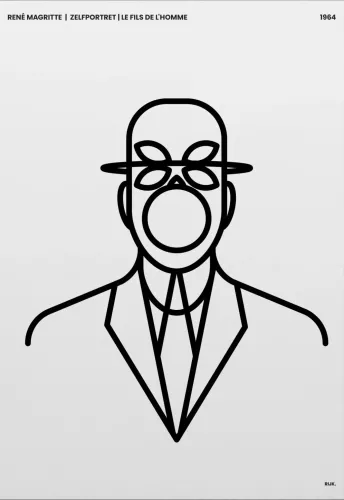 Rene Magritte 120x180 cm 