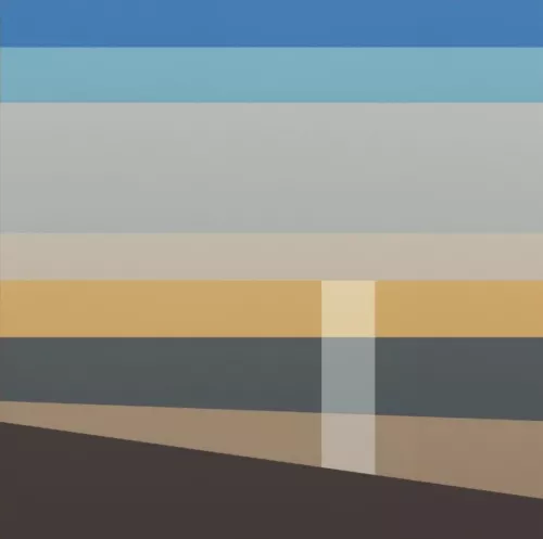 Coast 4  120x120 cm