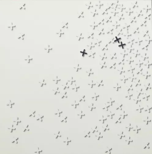 Crossed my mind  120x120 cm