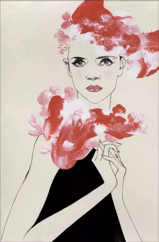 Pink Flower  120x180 cm