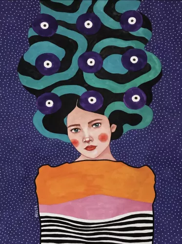 Beneath the waves 120x180 cm