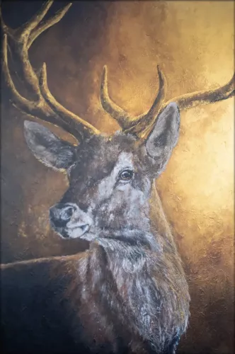 Forest Sun  80x120 cm