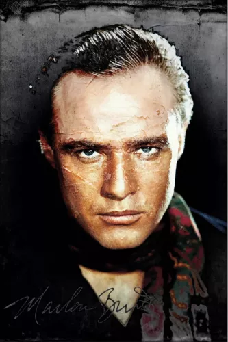 Marlon's Signature  80x120 cm