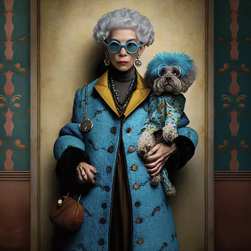 MondiLab Fashion Granny  100x100 cm (107348)