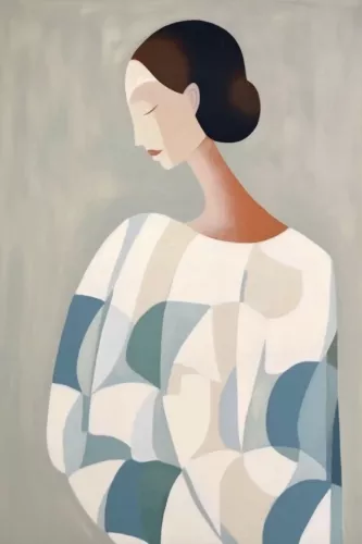 Abstract woman 1  80x120 cm