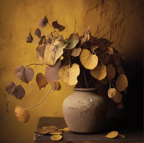 Fall still  120x120 cm