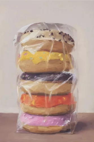 Donuts in plastic  120x180 cm