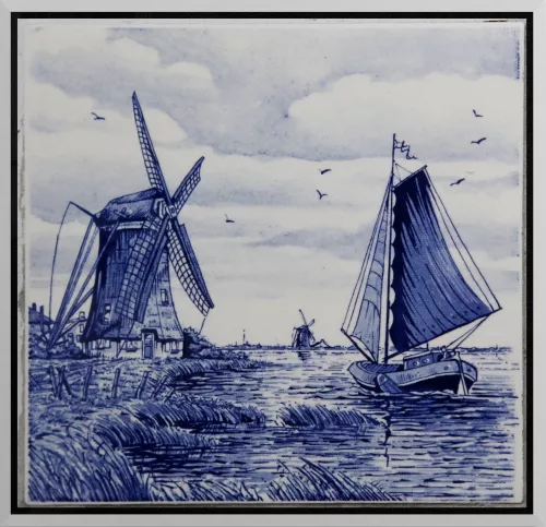 Dutch memorie + Frame BL white
